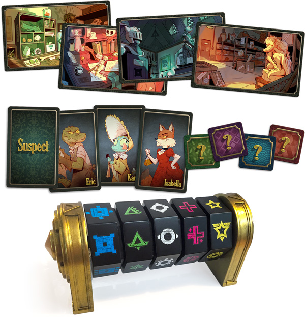 5 Minute Mystery components