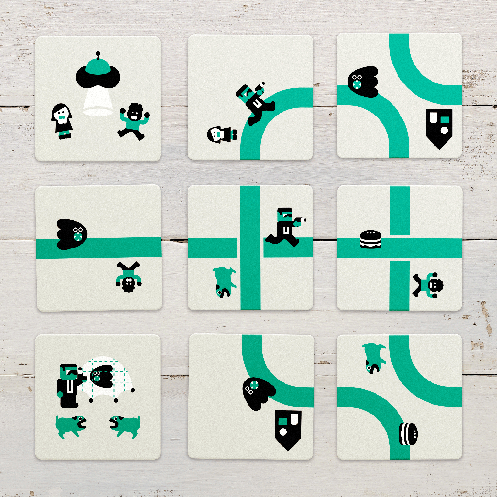 Nine Tiles Panic cards