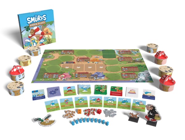 The Smurfs: Hidden Village Components