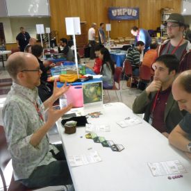 David Chott teaches his unpublished game Lagoon at Unpub4